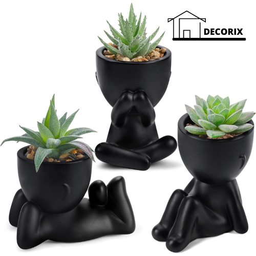 3pcs Fake Succulent Plants